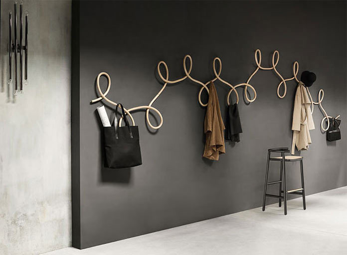 GamFratesi coat hanger inspired by waltz dancing GamFratesi coat hanger inspired by waltz dancing