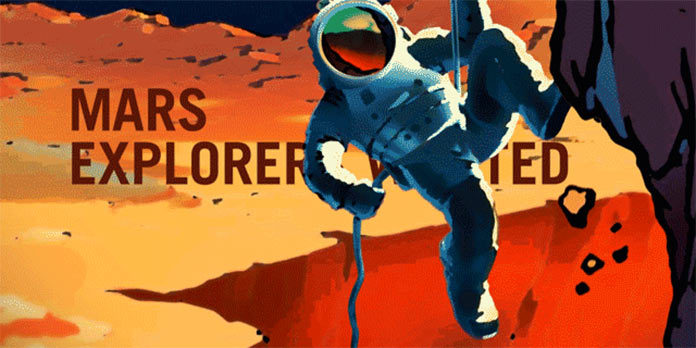 Марсу требуются ислледователи. Рекрутинговый постер NASA для экспедиций на Марс Марсу требуются ислледователи. Рекрутинговый постер NASA для экспедиций на Марс