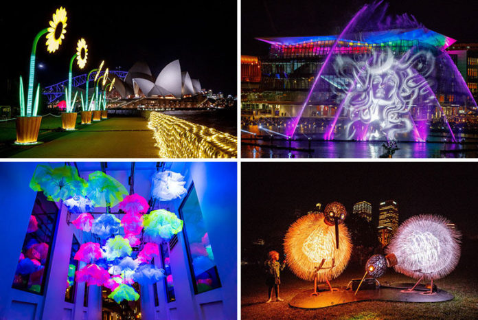 Installations and Projections of the Vivid Sydney Light Festival 2017 Installations and Projections of the Vivid Sydney Light Festival 2017