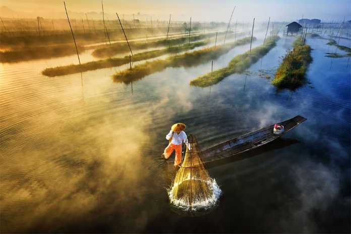 Солнце всходит, достаем сети. Фотографии-победители конкурса аэро-фото SkyPixel Photo Contest 2017