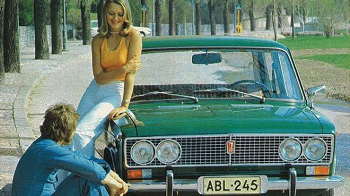 Реклама советских автомобилей ВАЗ-2103. Реклама советских автомобилей